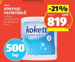 ALDI Kokett Konyhai Papírtörlő ajánlat