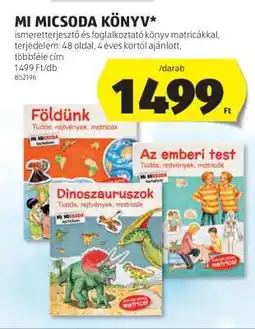 ALDI MI MICSODA KÖNYV ajánlat