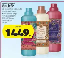 ALDI TESORI D’ORIENTE Öblítő ajánlat