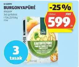 ALDI LE GUSTO BURGONYAPÜRÉ ajánlat