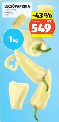 ALDI Lecsópaprika ajánlat