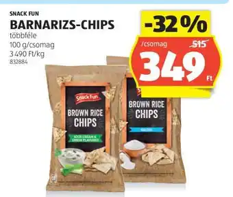 ALDI SNACK FUN BARNARIZS-CHIPS ajánlat