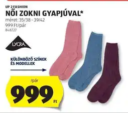 ALDI Női zokni gyapjúval ajánlat