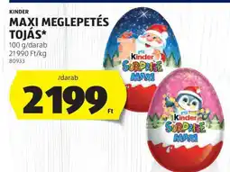 ALDI Kinder Maxi meglepetés tojás ajánlat
