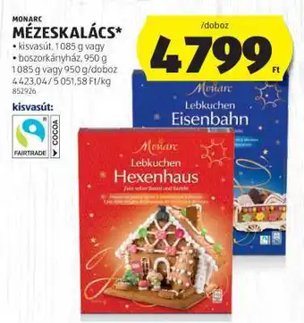 ALDI Monarc Mézeskalács ajánlat