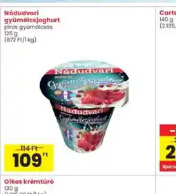 Interspar Nádudvari gyümölcsjoghurt ajánlat
