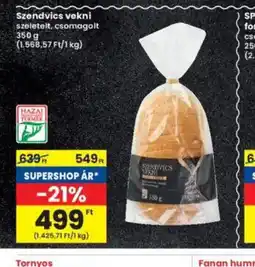 Interspar Szendvics vekni ajánlat