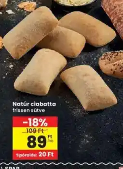 Interspar Natúr ciabatta ajánlat