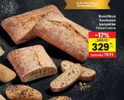 Interspar Rusztikus kovászos kenyérke ajánlat