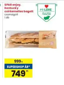 Interspar SPAR enjoy. Kentucky csirkemelles bagett ajánlat