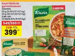 Interspar Knorr főzős és gyümölcsleves ajánlat