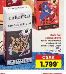 Interspar Cafe Frei szemes kávé ajánlat
