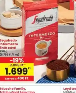 Interspar Segafredo Intermezzo Őrölt kávé ajánlat