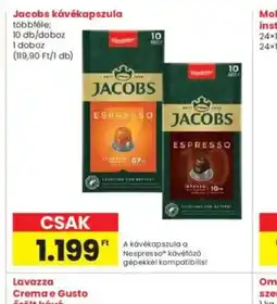 Interspar Jacobs kávékapszula ajánlat
