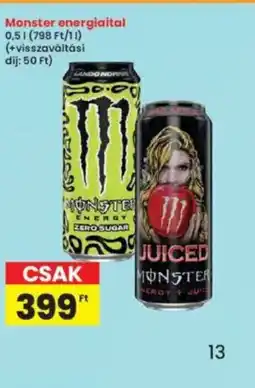 Interspar Monster energiaital ajánlat