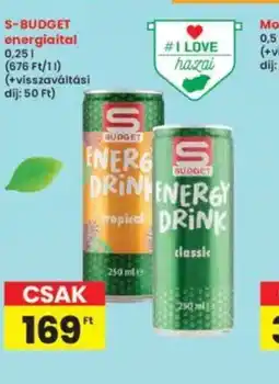 Interspar S-BUDGET energiaital ajánlat