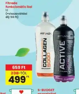 Interspar Fitrade funkcionális ital ajánlat
