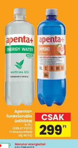 Interspar Apenta+ funkcionális üdítőital ajánlat