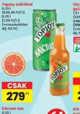 Interspar Topjoy Üdítőital ajánlat