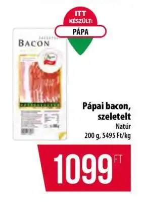 Pápai bacon, szeletelt