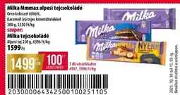 Coop Milka Mmmax alpesi tejcsokoládé ajánlat