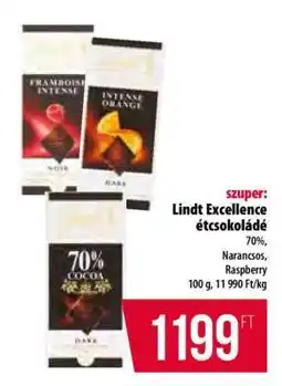 Coop Lindt Excellence étcsokoládé ajánlat