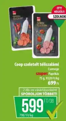 Coop Coop szeletelt téliszalámi ajánlat