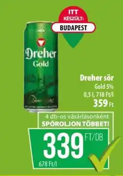 Coop Dreher sör ajánlat
