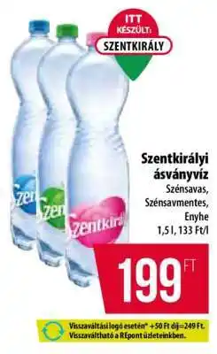 Coop SZENTKIRÁLYI Ásványvíz ajánlat
