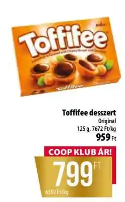 Coop Toffifee desszert ajánlat