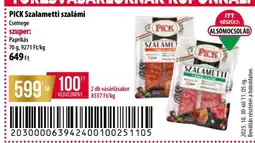Coop Pick Szalametti szalámi ajánlat