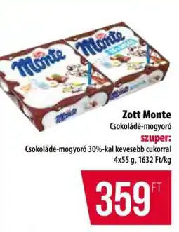 Coop Zott Monte Csokoládé-mogyoró ajánlat