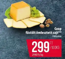 Coop Coop füstölt, ömlesztett sajt ajánlat