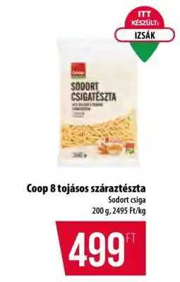 Coop Coop 8 tojásos száraztészta ajánlat