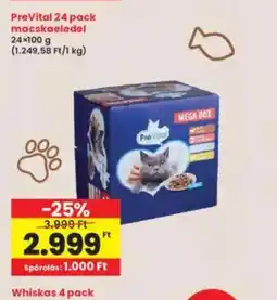 Interspar PreVital macskaeledel ajánlat