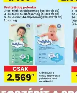 Interspar Pretty Baby pelenka ajánlat
