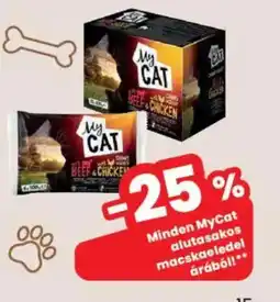 Interspar MyCat alutasakos macskaeledel ajánlat