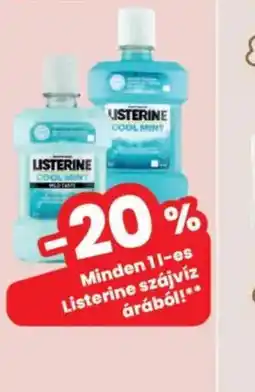Interspar Listerine szájvíz ajánlat