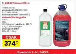 Interspar Aston Miller fagyáll ajánlat