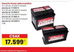 Interspar Electric Power akkumulátor ajánlat