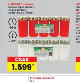 Interspar S-BUDGET mécses ajánlat