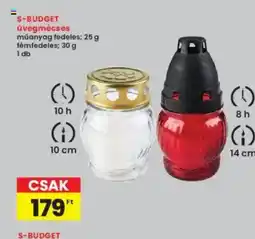 Interspar S-BUDGET Üvegmécsec ajánlat