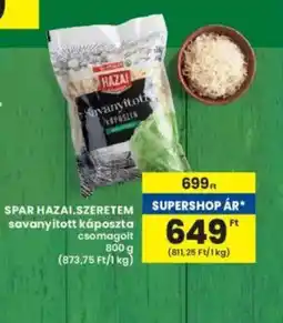 Interspar SPAR HAZAI.SZERETEM savanyított káposzta ajánlat