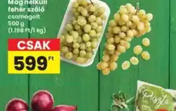 Interspar Mag nélküli fehér szőlő ajánlat