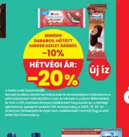 Interspar Kinder szelet ajánlat