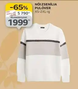 Auchan Női zsenília pulóver ajánlat