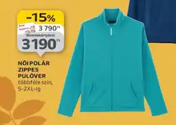 Auchan Női polár zippes pulóver ajánlat