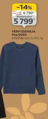 Auchan Férfi zsenília pulóver ajánlat