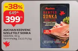 Auchan AUCHAN KEDVENC SZELETELT SONKA ajánlat