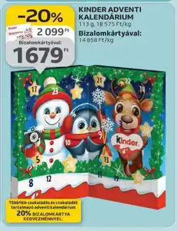 Auchan KINDER ADVENTI KALENDÁRIUM ajánlat